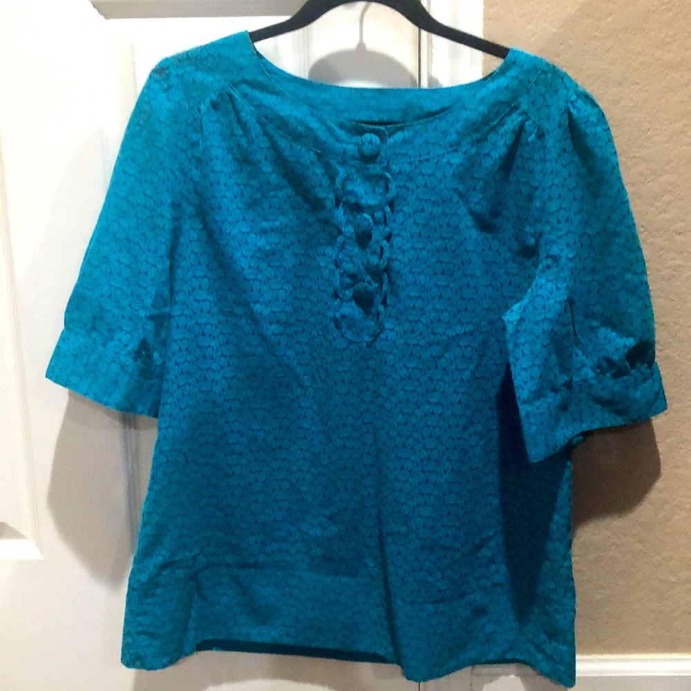 Banana Republic Teal SS Top
